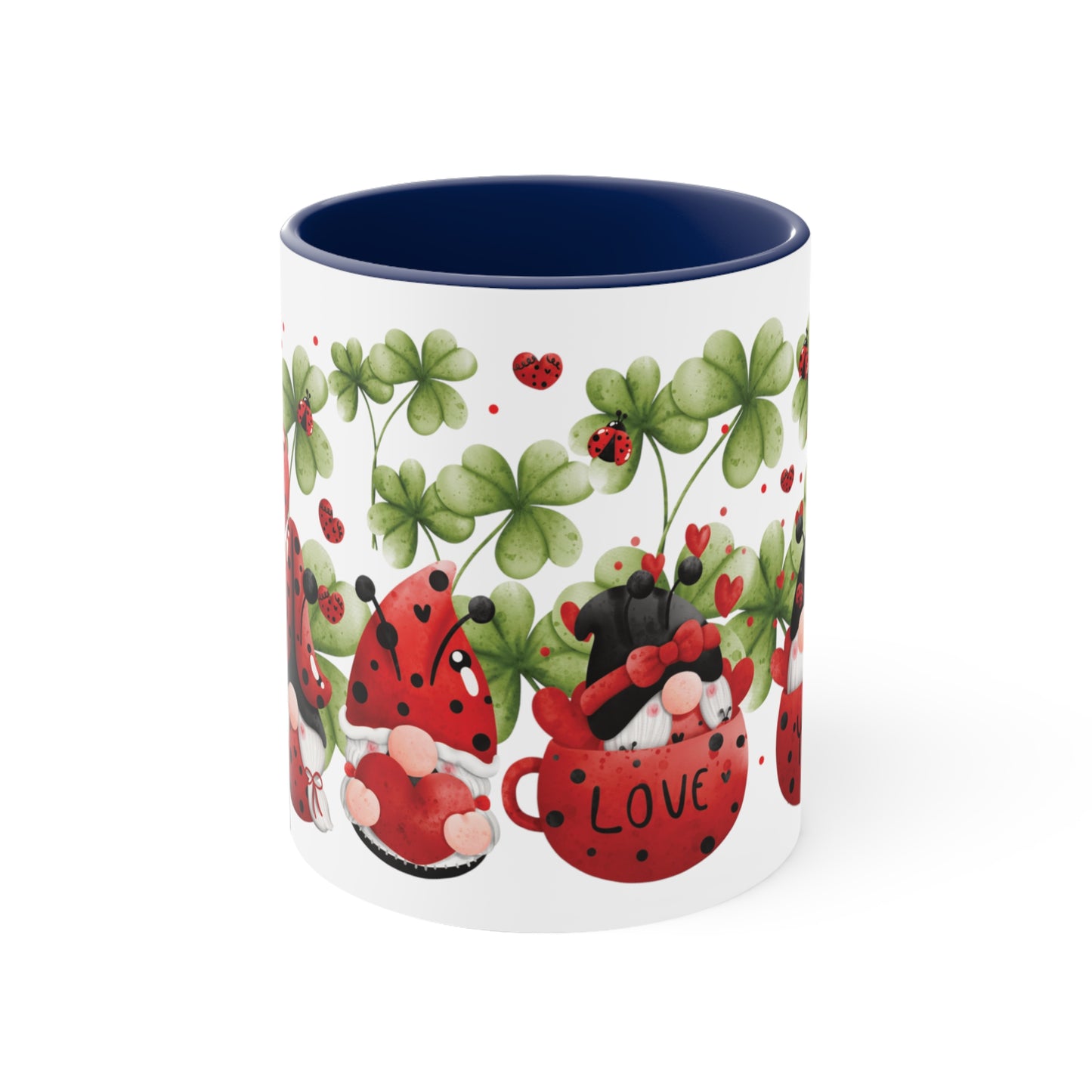 Valentine's Day Coffee Mug, Gnome Mug, Gnome Coffee Mug, Happy Valentine's Day Mug, Valentine's Gnome Mug, Ceramic Mug 11oz