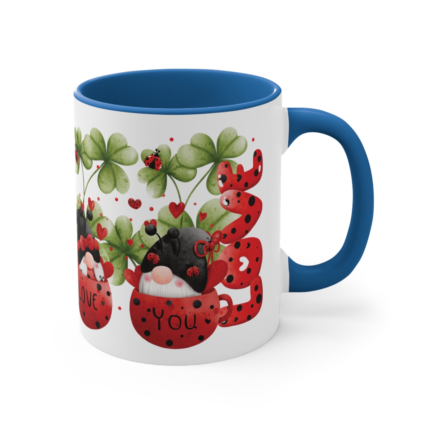 Valentine's Day Coffee Mug, Gnome Mug, Gnome Coffee Mug, Happy Valentine's Day Mug, Valentine's Gnome Mug, Ceramic Mug 11oz