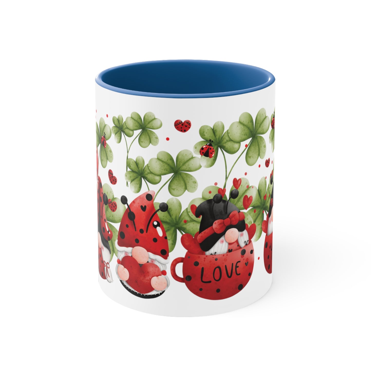 Valentine's Day Coffee Mug, Gnome Mug, Gnome Coffee Mug, Happy Valentine's Day Mug, Valentine's Gnome Mug, Ceramic Mug 11oz