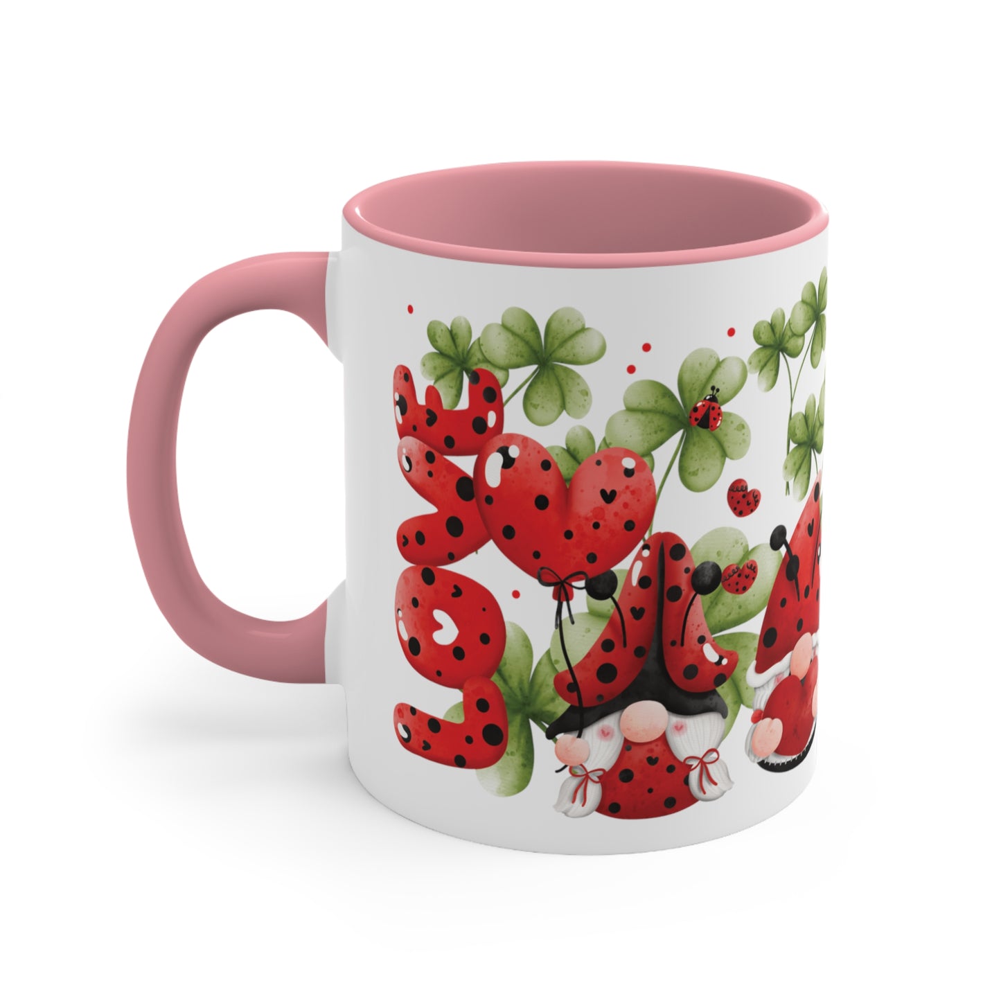 Valentine's Day Coffee Mug, Gnome Mug, Gnome Coffee Mug, Happy Valentine's Day Mug, Valentine's Gnome Mug, Ceramic Mug 11oz
