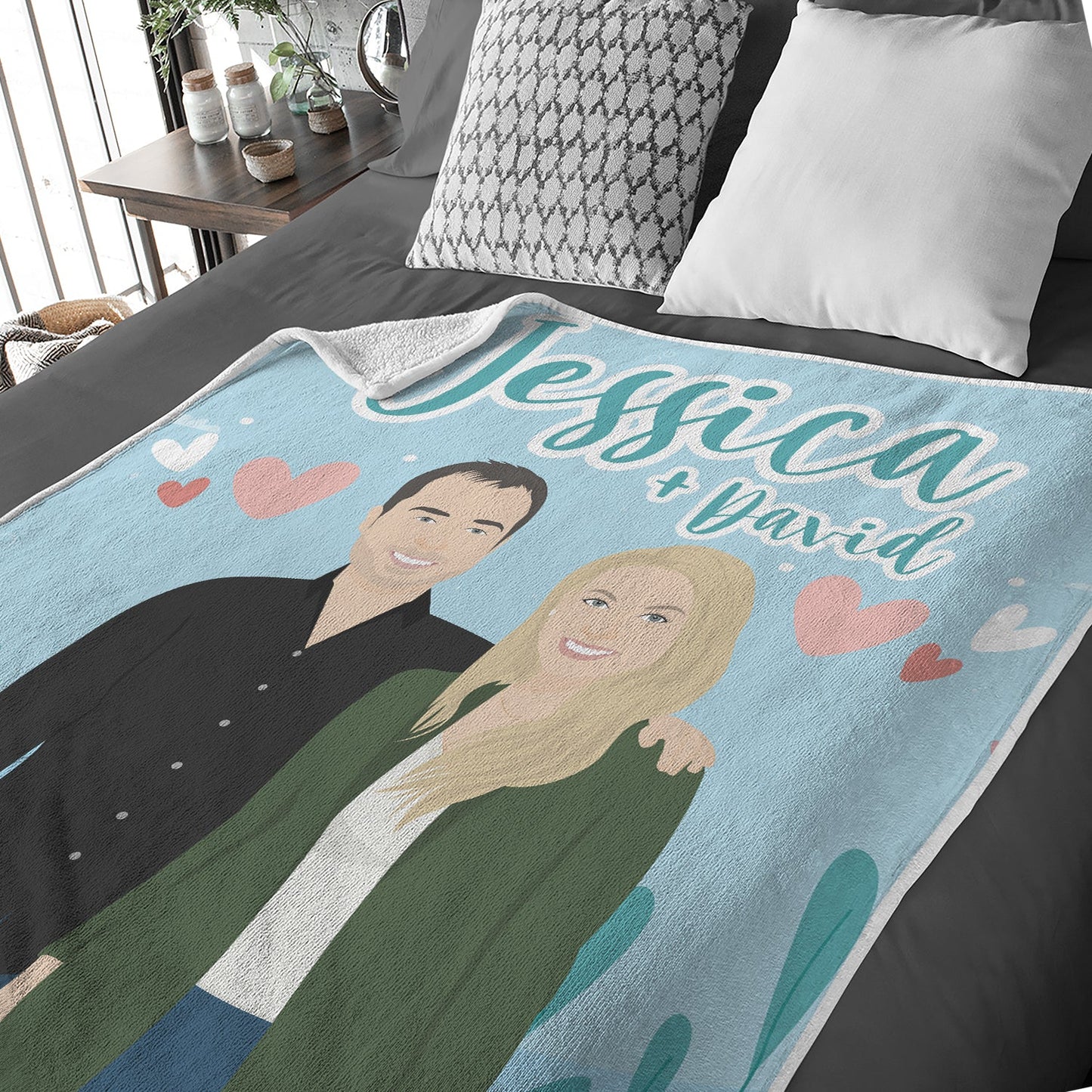 Personalized Custom Blanket for Girlfriend