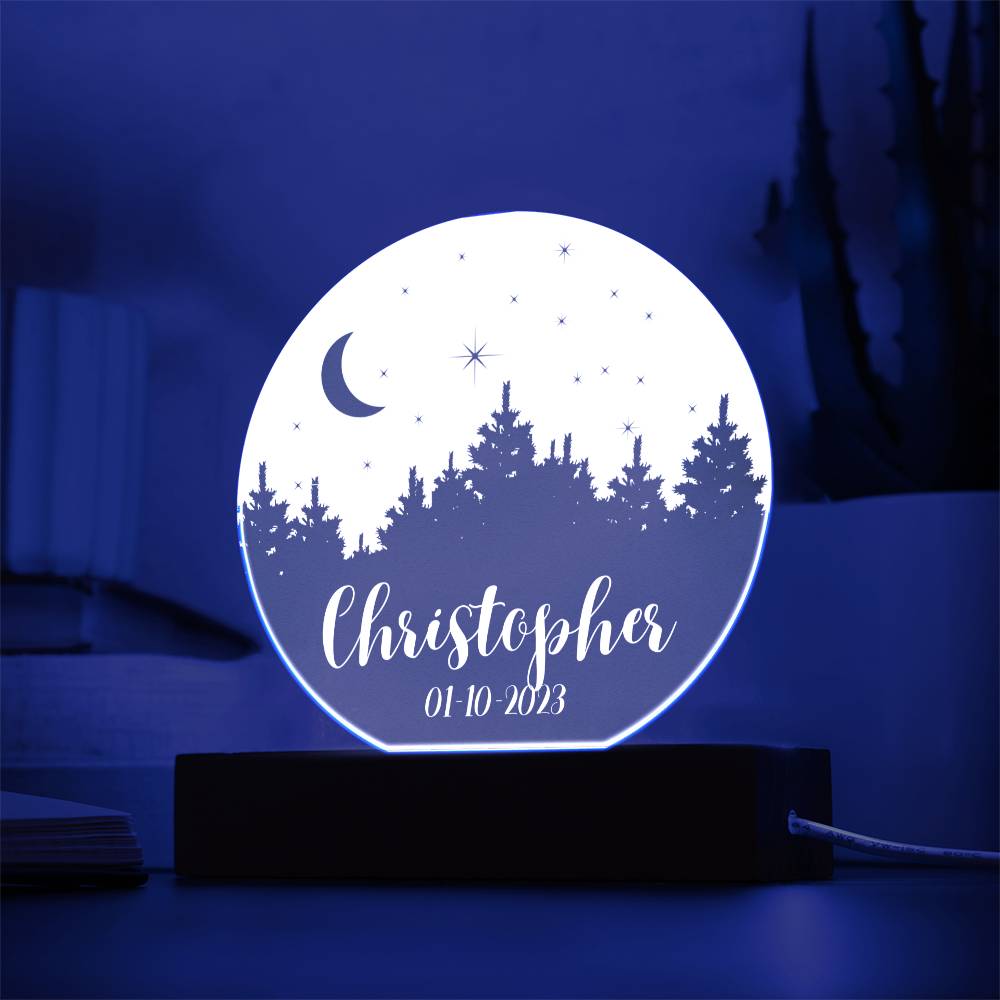 Forrest Canopy Night Light Translucent Canopy/Baby's Room Night Light/Kid's Night Light