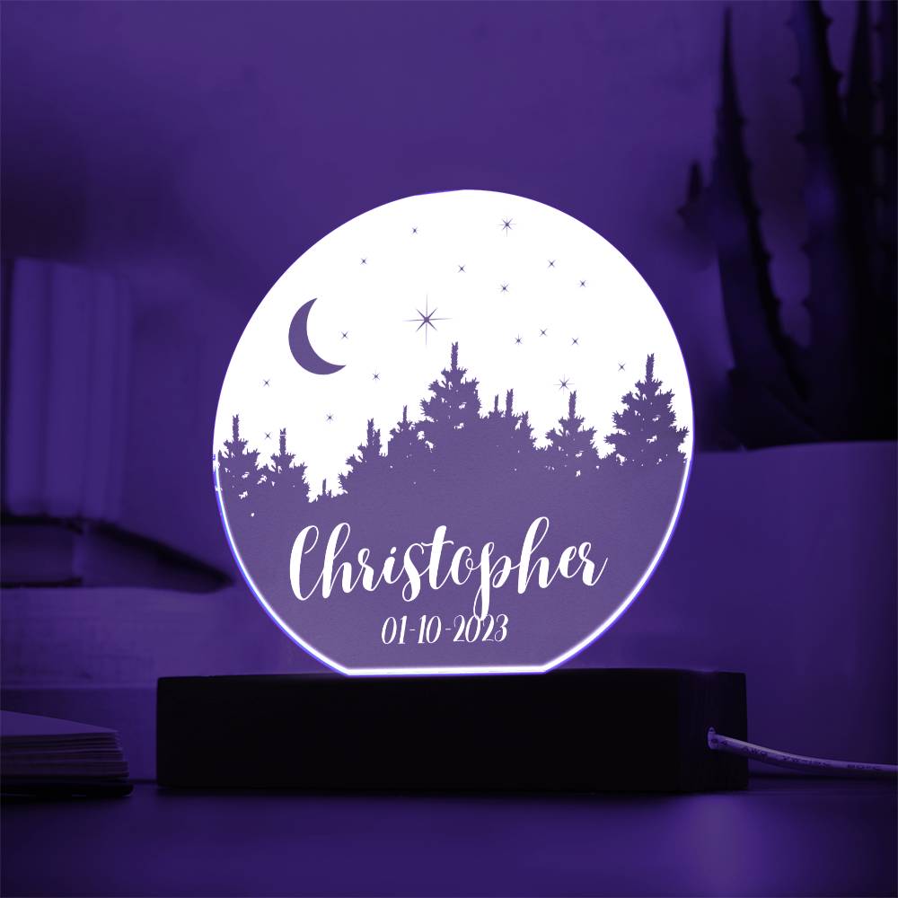 Forrest Canopy Night Light Translucent Canopy/Baby's Room Night Light/Kid's Night Light