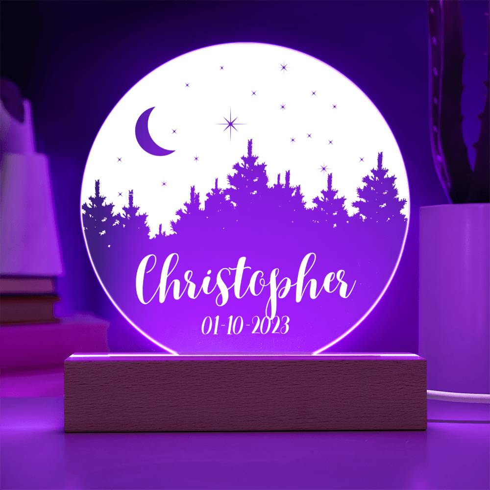 Forrest Canopy Night Light Translucent Canopy/Baby's Room Night Light/Kid's Night Light