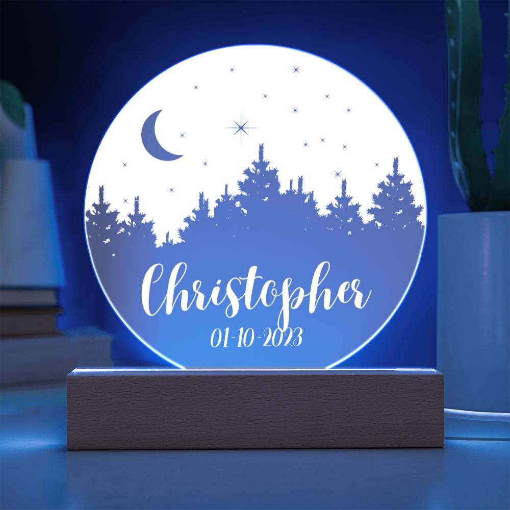 Forrest Canopy Night Light Translucent Canopy/Baby's Room Night Light/Kid's Night Light