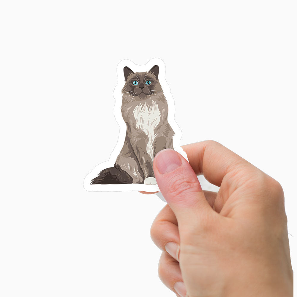 Custom Hand Painted Cat Portrait Stickers