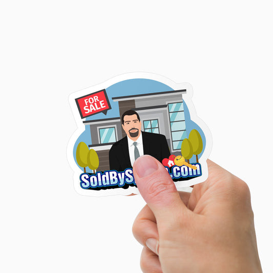 Custom Hand-Drawn Realtor Stickers