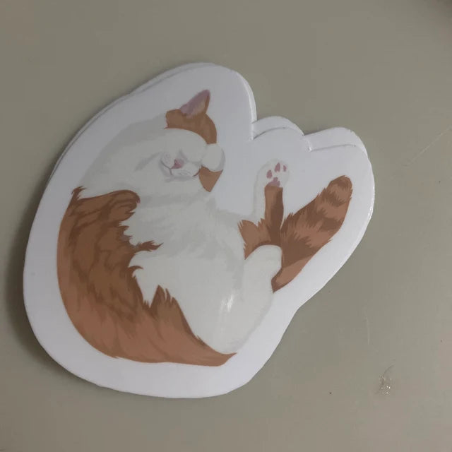 Custom Hand Painted Cat Portrait Stickers