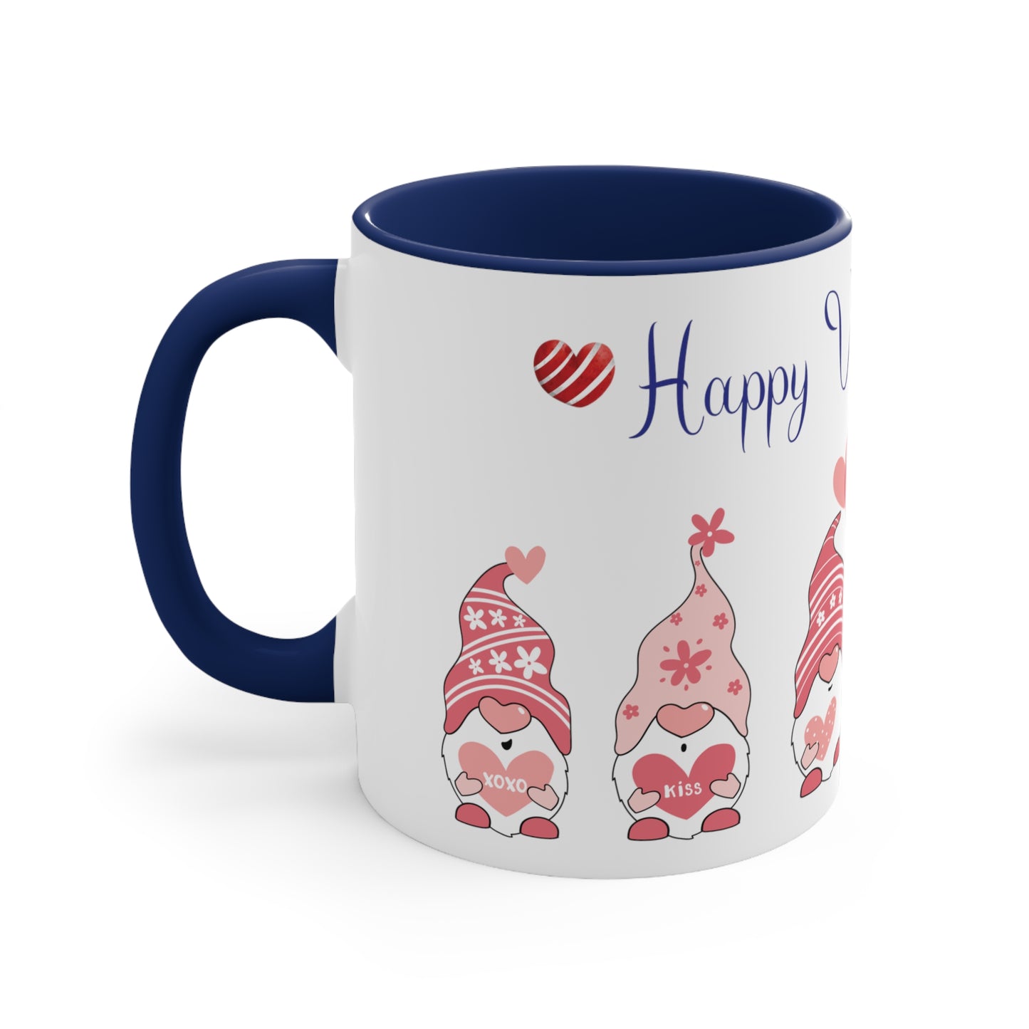Valentine's Day Coffee Mug, Gnome Mug, Gnome Coffee Mug,  Happy Valentine's Day Mug, Valentine's Gnome Mug, Ceramic Mug 11oz