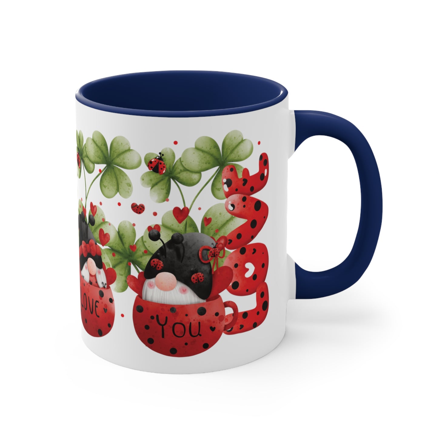 Valentine's Day Coffee Mug, Gnome Mug, Gnome Coffee Mug,  Happy Valentine's Day Mug, Valentine's Gnome Mug, Ceramic Mug 11oz