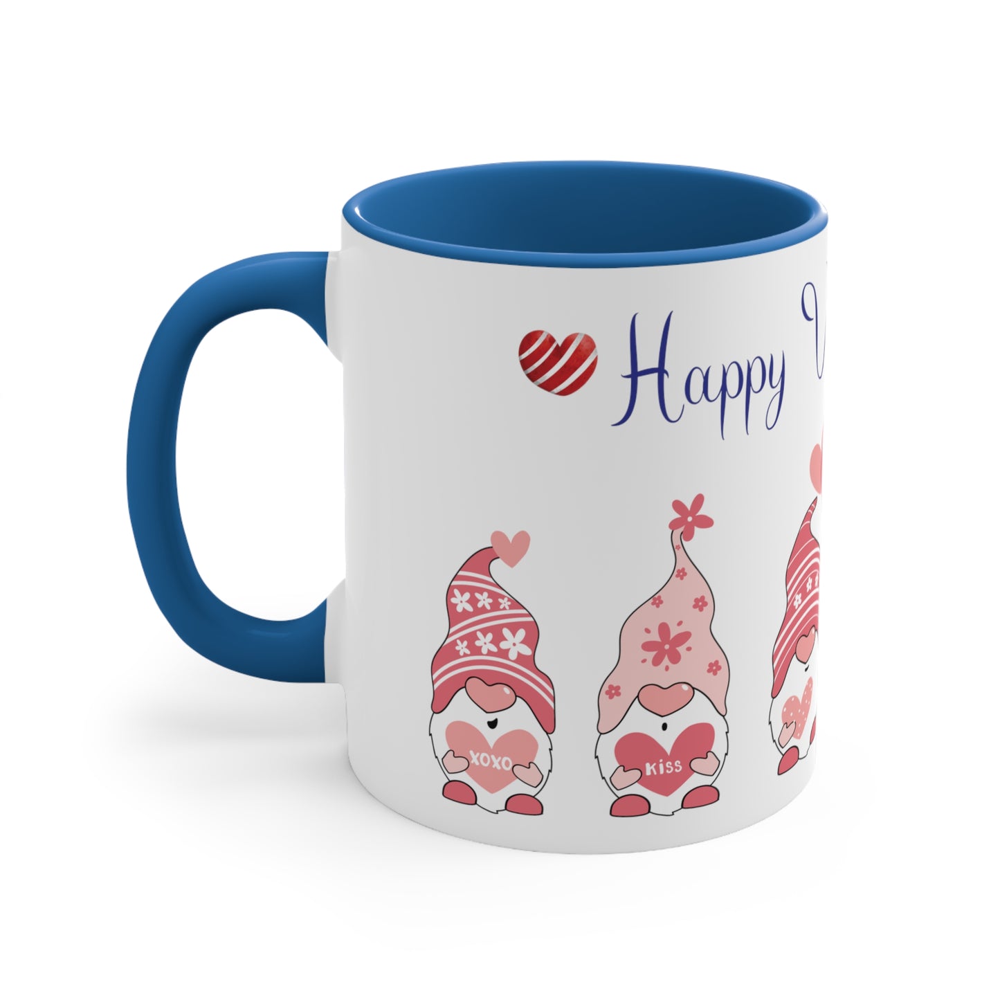 Valentine's Day Coffee Mug, Gnome Mug, Gnome Coffee Mug,  Happy Valentine's Day Mug, Valentine's Gnome Mug, Ceramic Mug 11oz