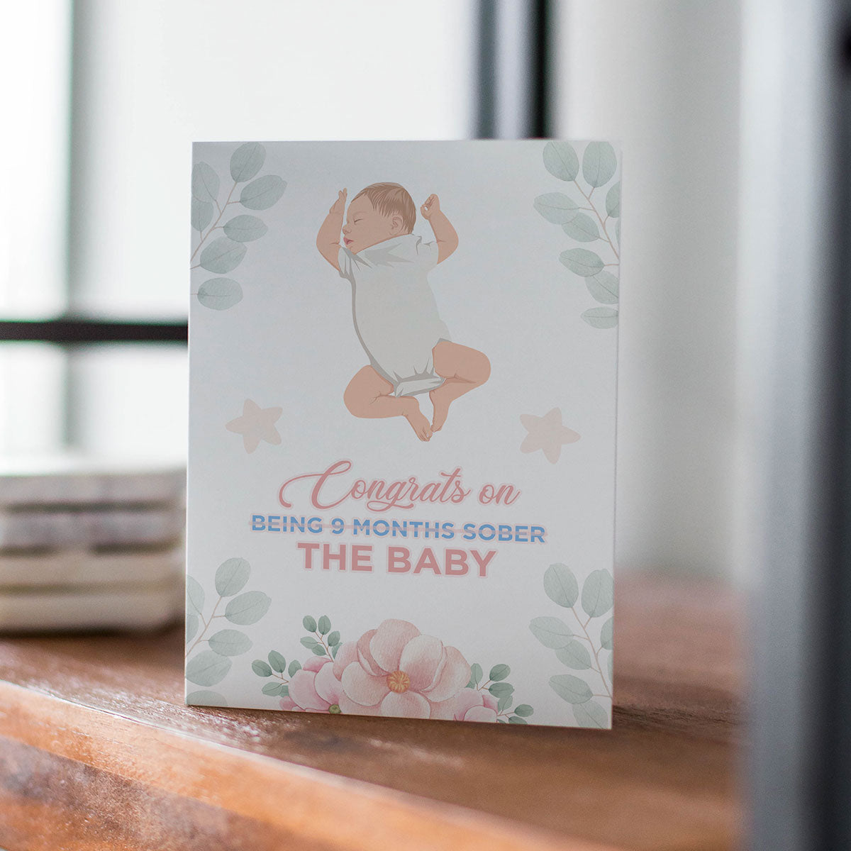 Custom Personalized "Congrats On The Baby" Card