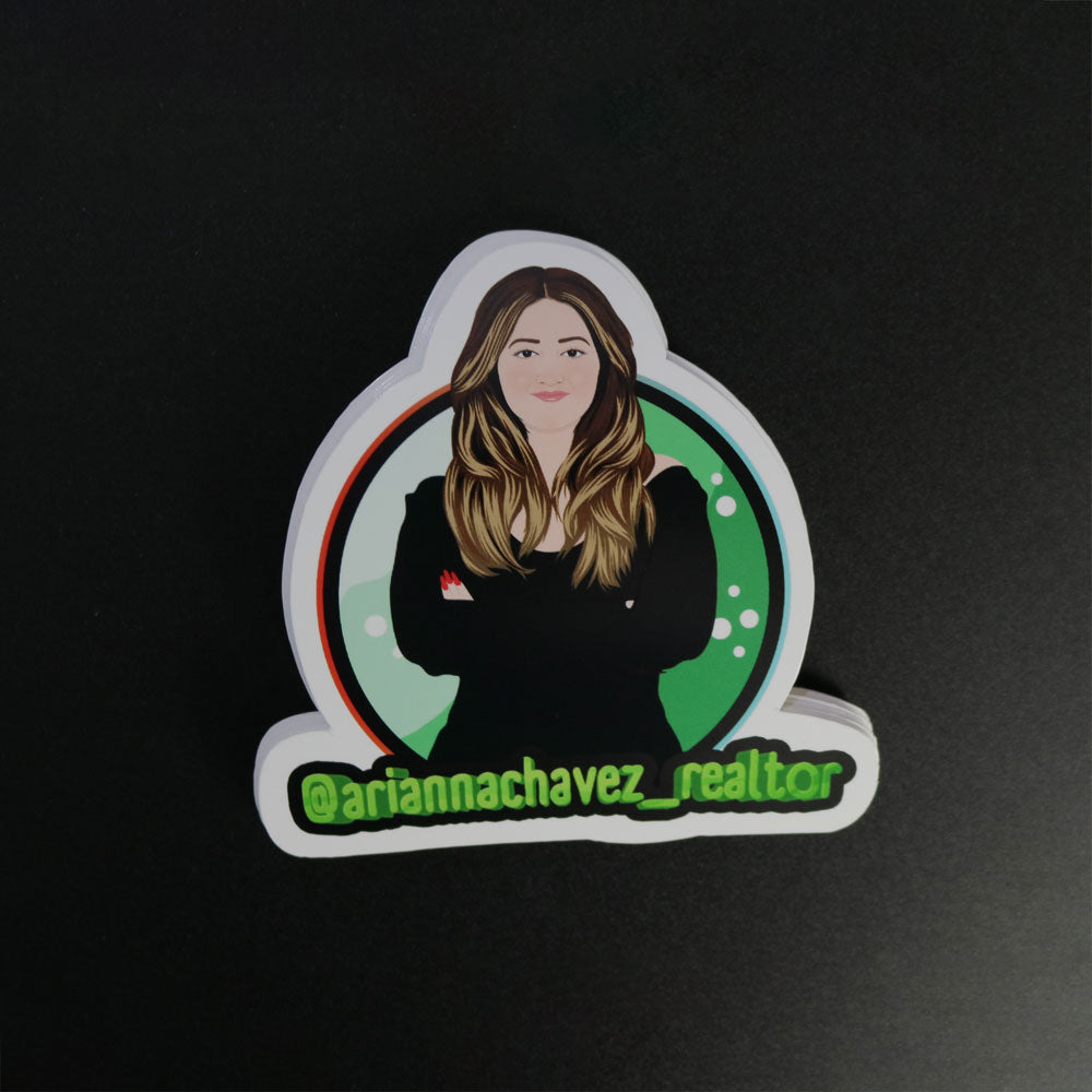 Custom Hand-Drawn Realtor Stickers