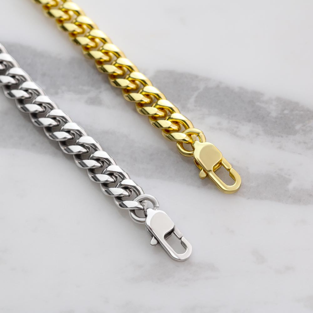 To My Man Cuban Link Chain - Wild Passion Only You Can Tame