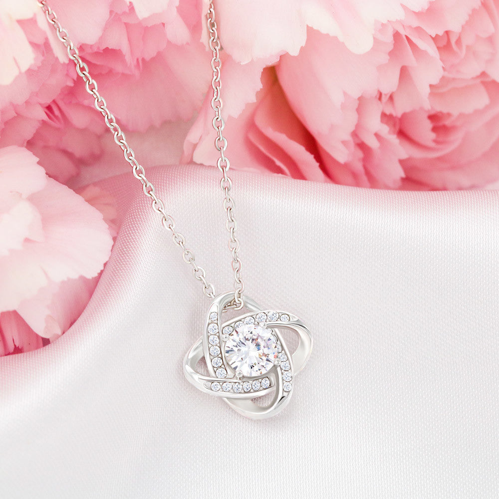 Love knot Necklace for Mom - On This Special Day