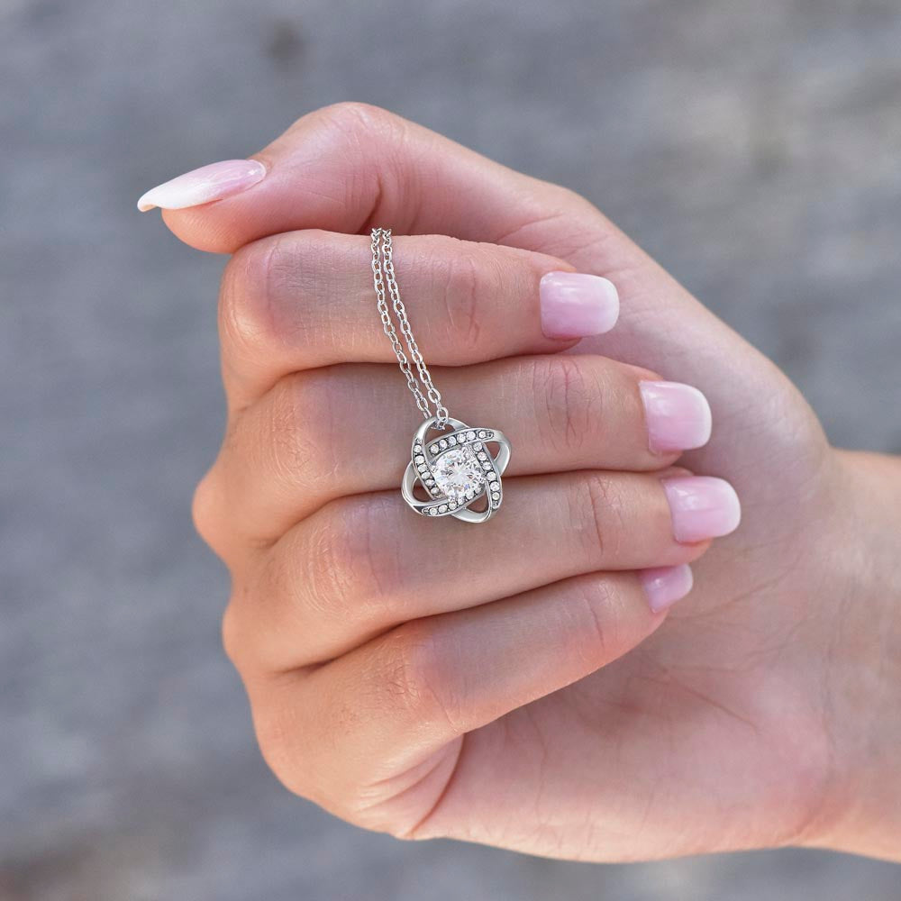Love knot Necklace for Mom - On This Special Day