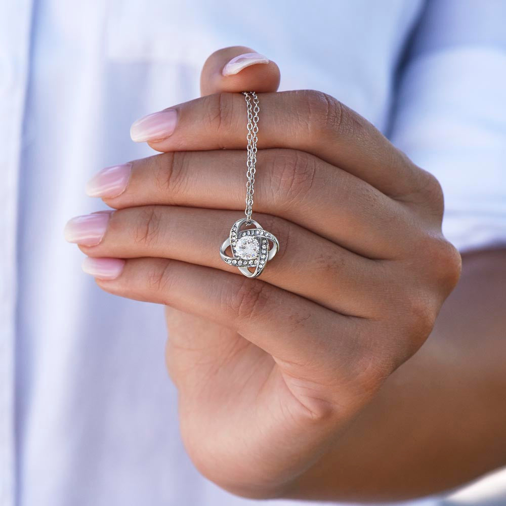Love knot Necklace for Mom - On This Special Day