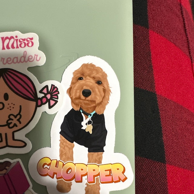 Custom Hand-Drawn Pet Portrait Stickers