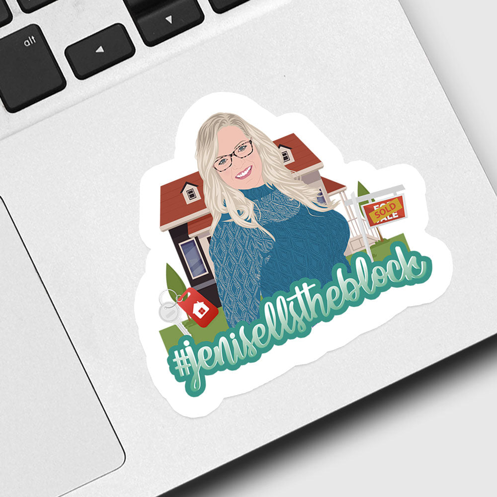 Custom Hand-Drawn Realtor Stickers